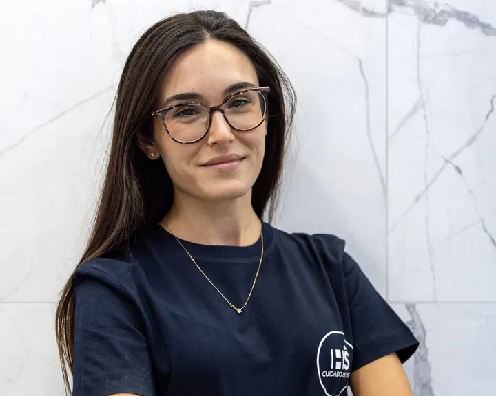 Retrato de Sara Abad Ortega, podóloga de HS
